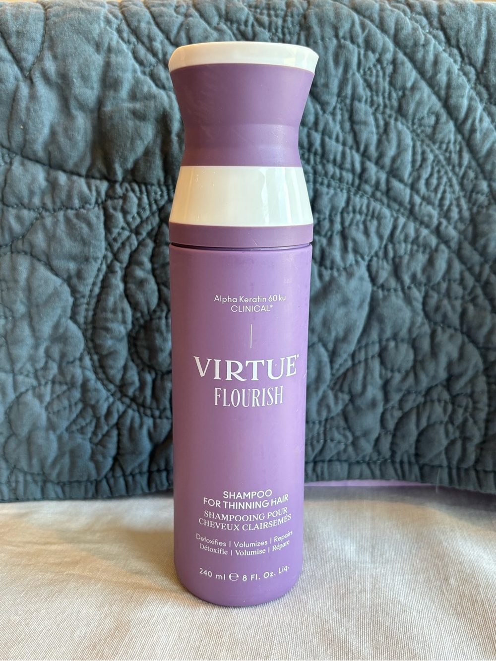 Virtue Flourish Shampoo for Thinning Hair 8 oz Volumizing Repair NEW